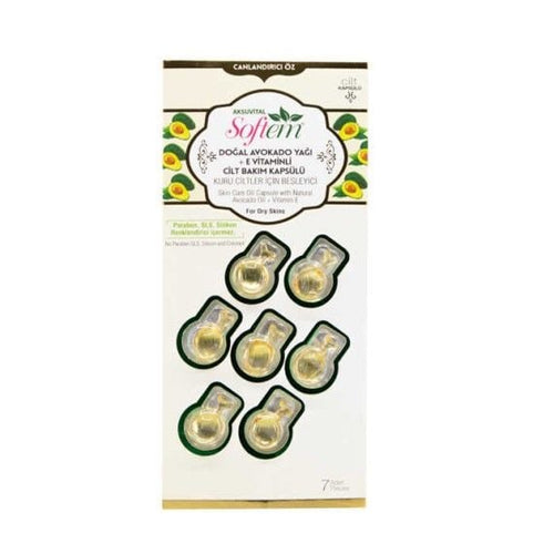 Aksu Vital Avokado Yağı + E Vitaminli Cilt Bakım Kapsülü