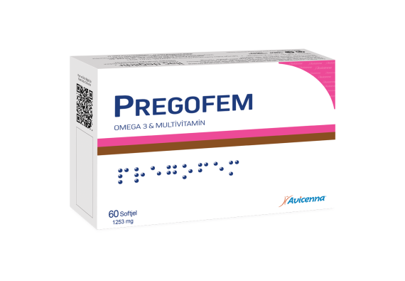 Aksu Vital Avicenna Pregofem Omega 3& Multivitamin İçeren Takviye Edici Gıda