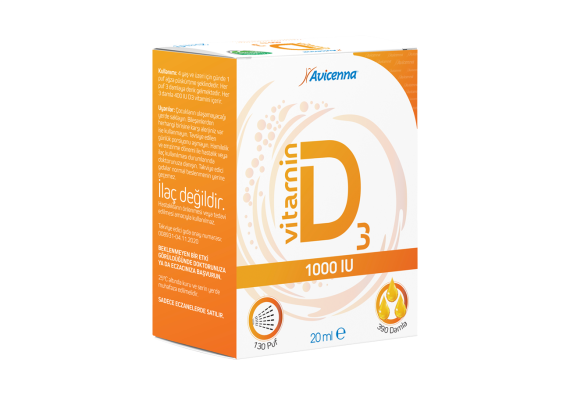 Aksu Vital Avicenna Vitamin D3 1000 IU
