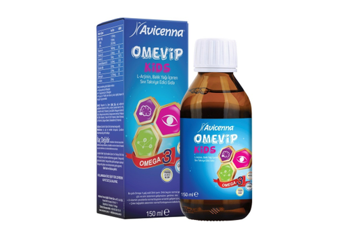 Aksu Vital Avicenna Omevip Kids Omega 3 Şurup 150 Ml