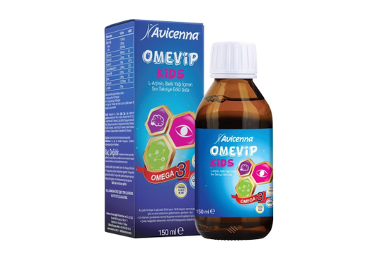 Aksu Vital Avicenna Omevip Kids Omega 3 Şurup 150 Ml