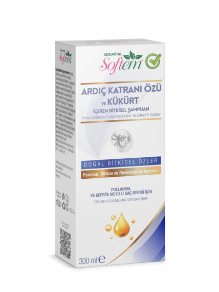 Aksu Vital Ardıç Katranı Özü ve Kükürt Bitkisel Şampuan 300 ml