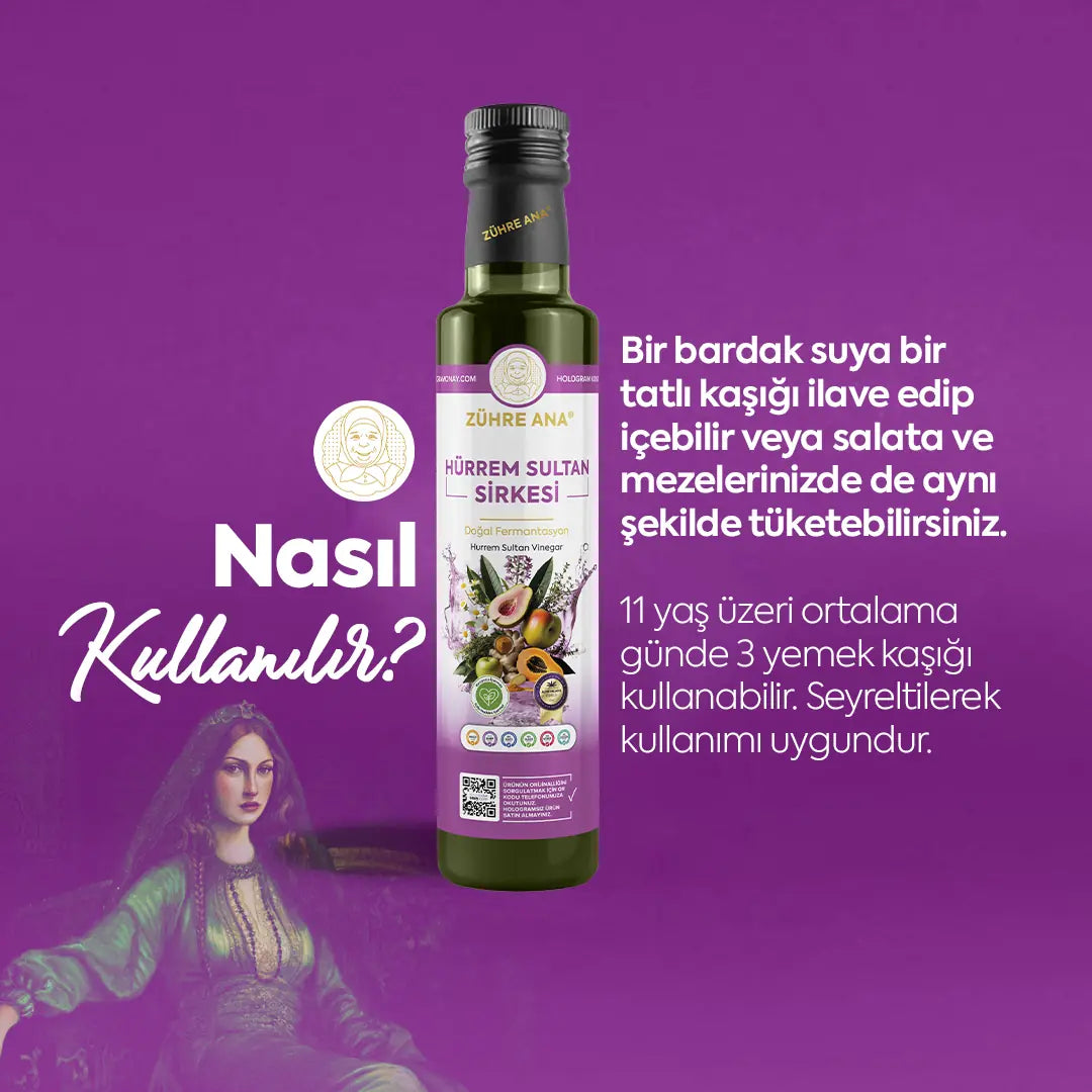 Zühre Ana Hürrem Sultan Sirkesi Doğal Fermantasyon