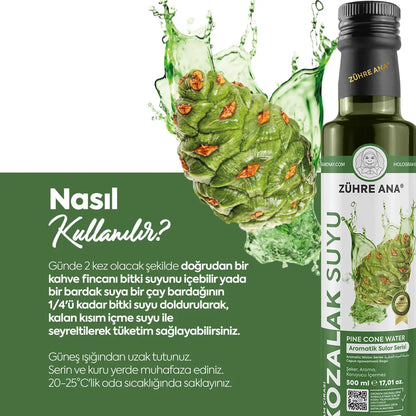 Zühre Ana Ekstraktlı Çam Çırası Kozalak Suyu