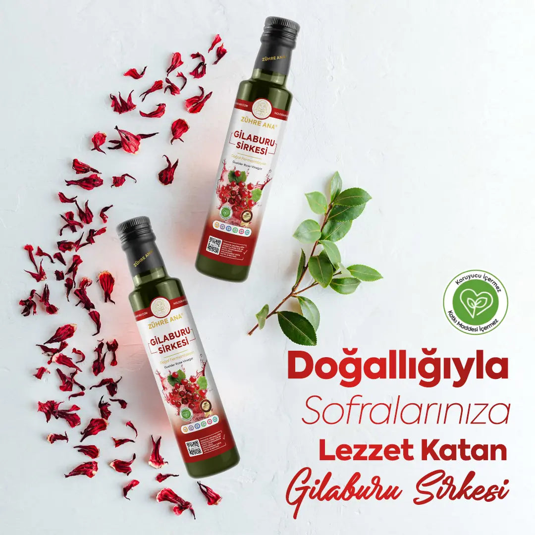 Zühre Ana Gilaburu Sirkesi Doğal Fermantasyon
