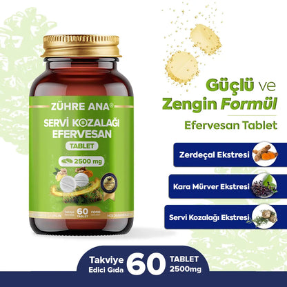 Zühre Ana Servi Kozalağı Efervesan Tablet