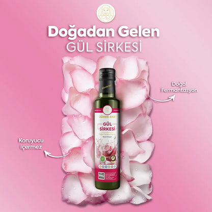 Zühre Ana Gül Sirkesi Doğal Fermantasyon