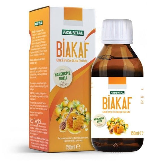 Aksu Vital Biakaf Narenciye Ballı Kekik İçeren Sıvı Takviye Edici Gıda 150 ml