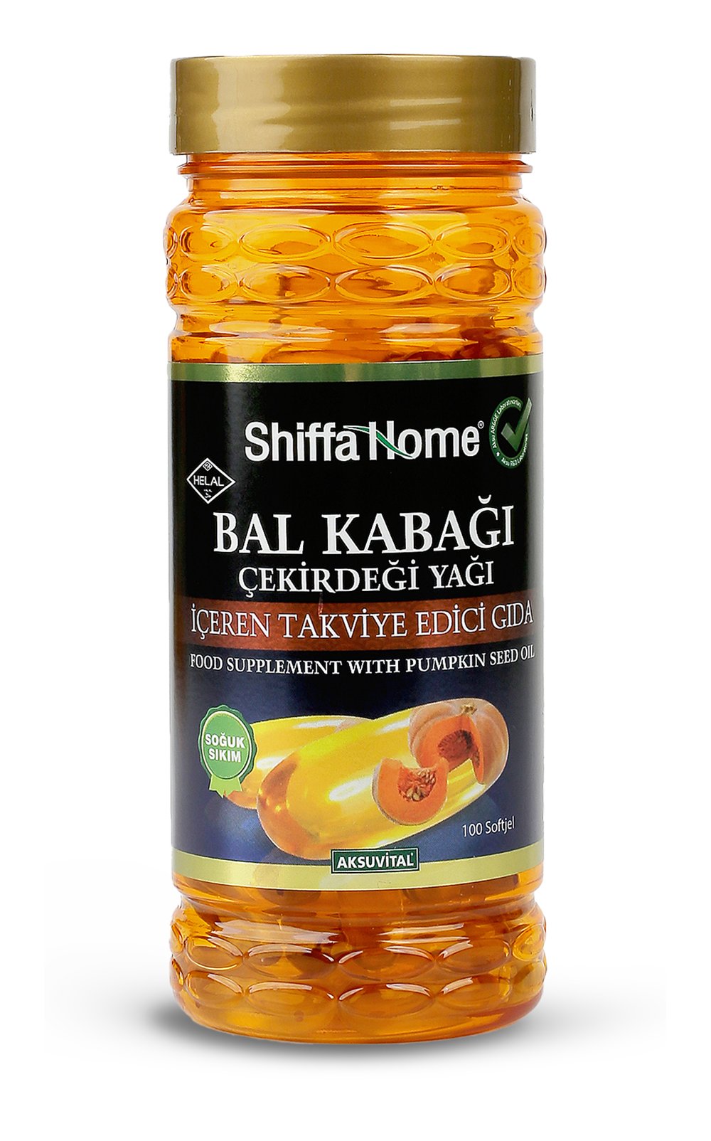 Aksu Vital Bal Kabağı Çekirdeği Yağı Softjel