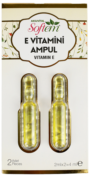Aksu Vital E Vitamini Ampül 2*2 ml.