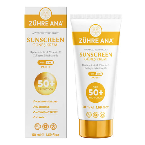 Zühre Ana Güneş Kremi Spf 50+ UVA/UVB