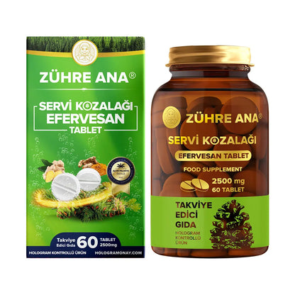 Zühre Ana Servi Kozalağı Efervesan Tablet