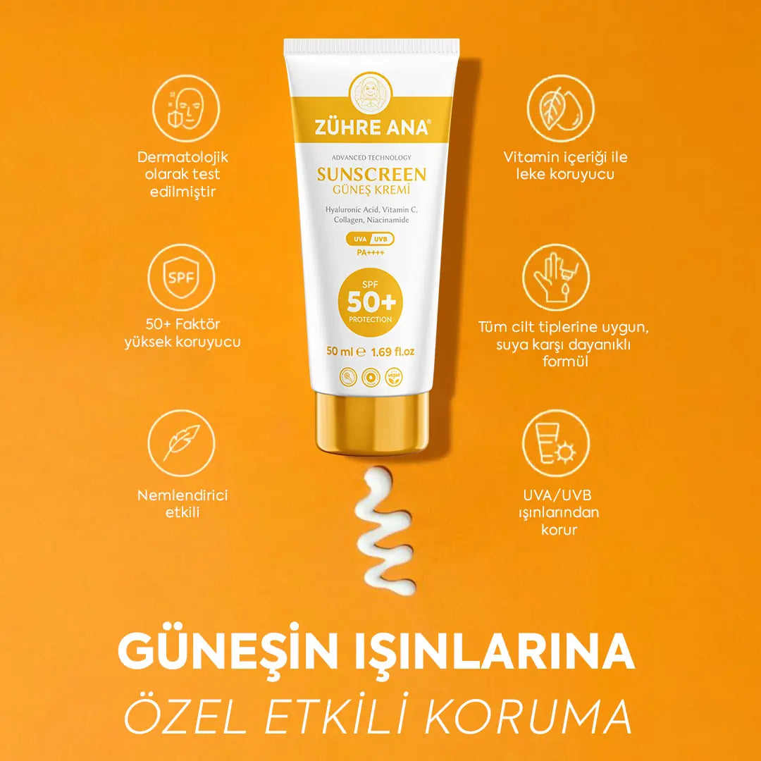 Zühre Ana Güneş Kremi Spf 50+ UVA/UVB