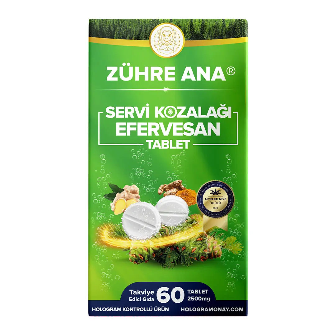 Zühre Ana Servi Kozalağı Efervesan Tablet