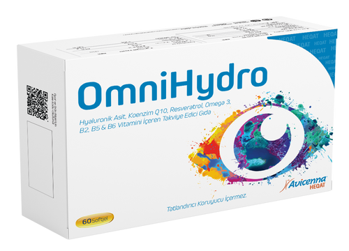 Aksu Vital Avicenna OmniHydro Hyaluronik Asit, Koenzim Q10, Resveratrol, Omega 3, B2, B5 & B6 Vitamini İçeren TEG