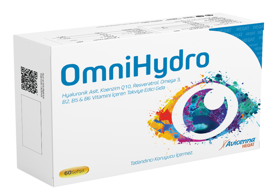 Aksu Vital Avicenna OmniHydro Hyaluronik Asit, Koenzim Q10, Resveratrol, Omega 3, B2, B5 & B6 Vitamini İçeren TEG